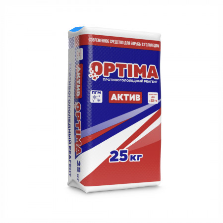 Противогололедный реагент Optima Active (ПГМ, - 31 С)